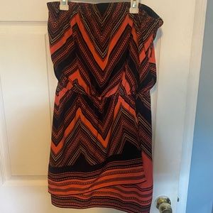 Express strapless dress